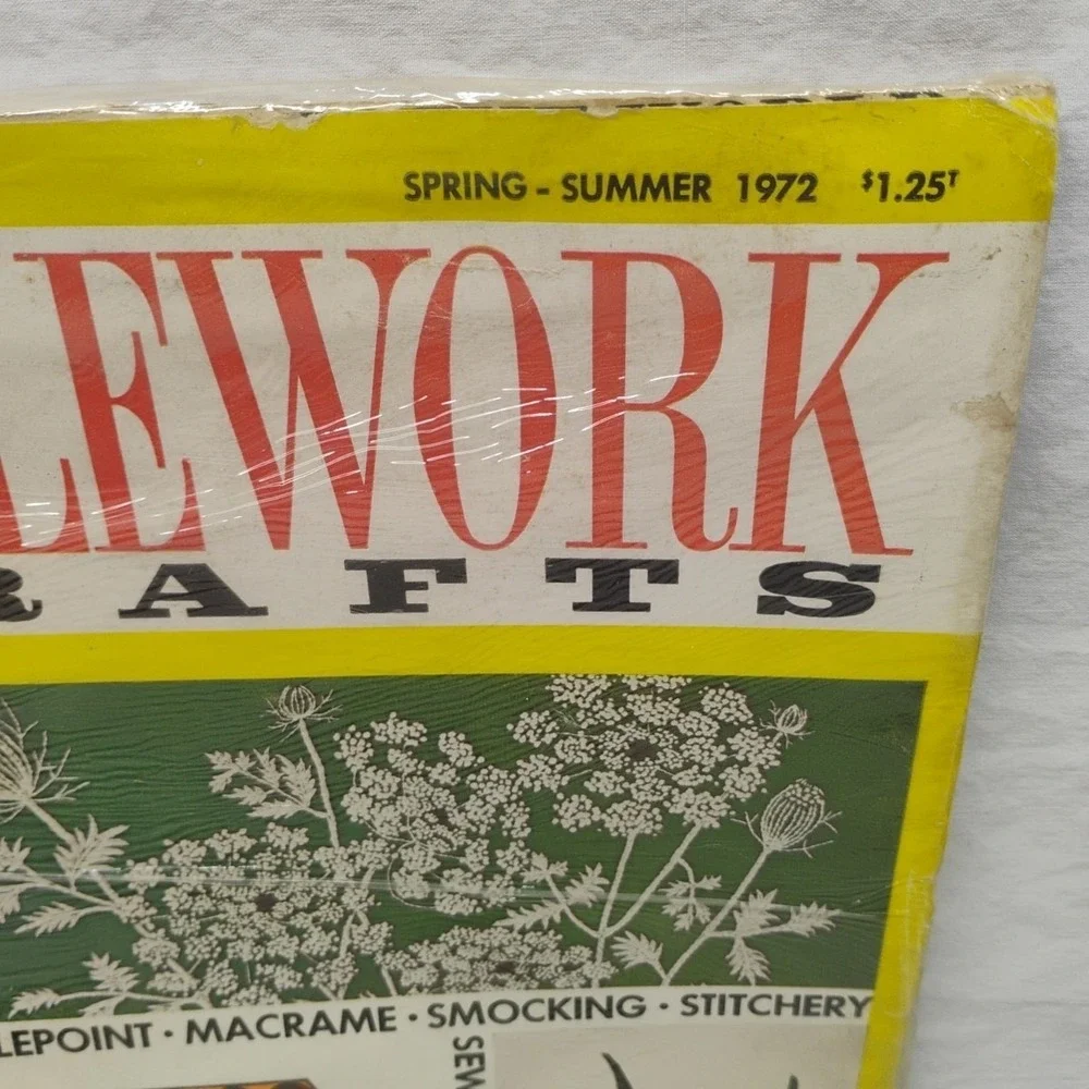 McCall's Needlework &‎ Crafts Spring-Summer 1972 New In Plastic NOS Vintage